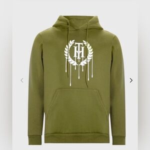 The Hideout Clothing Co Olive Green Hoodie men’s size Large